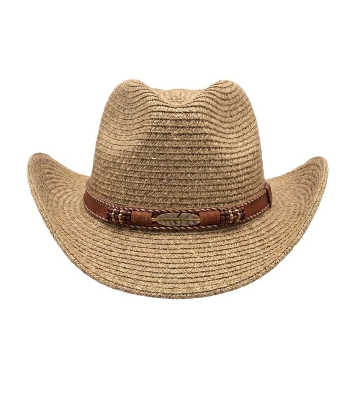 BOHO DESERT SAND JUTE COWBOY HAT