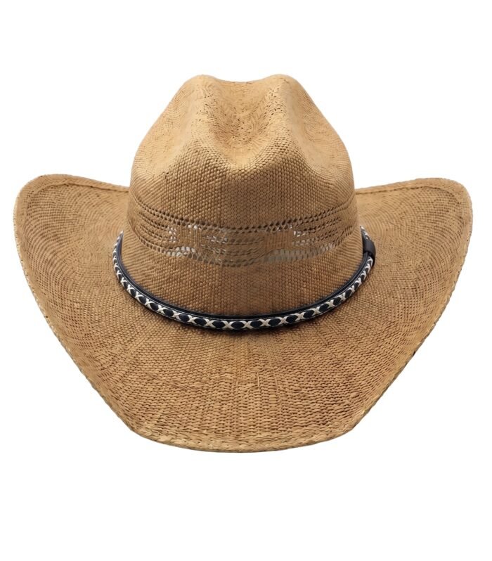 CLASSIC WESTERN STRAW COWBOY HAT DUSTY ROAN