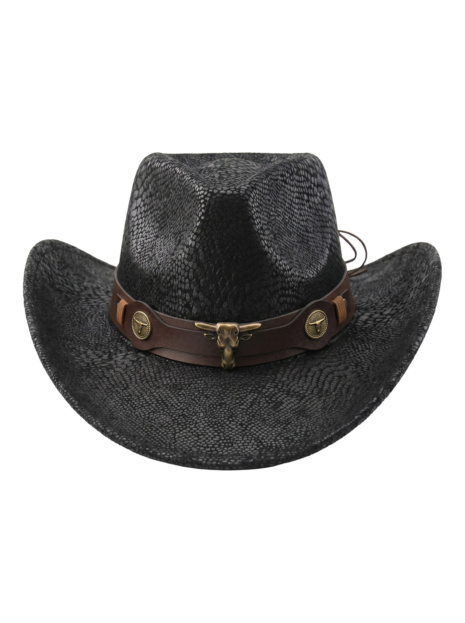 WESTERN COWBOY SWEDE COWBOY HAT BLACK VIPER