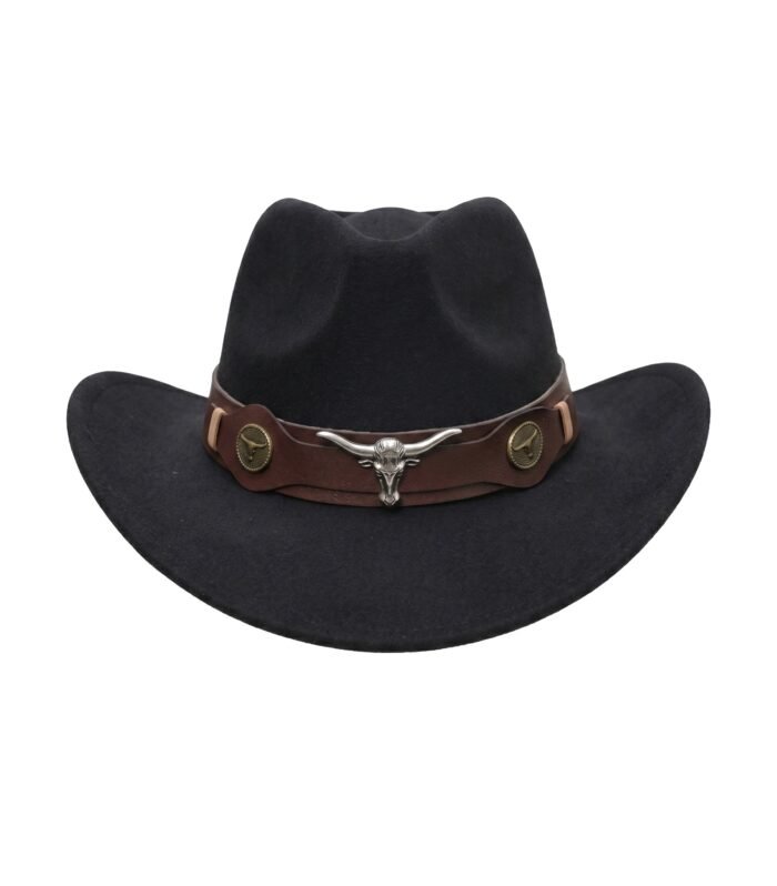 CHARCOAL BACK COWBOY HAT