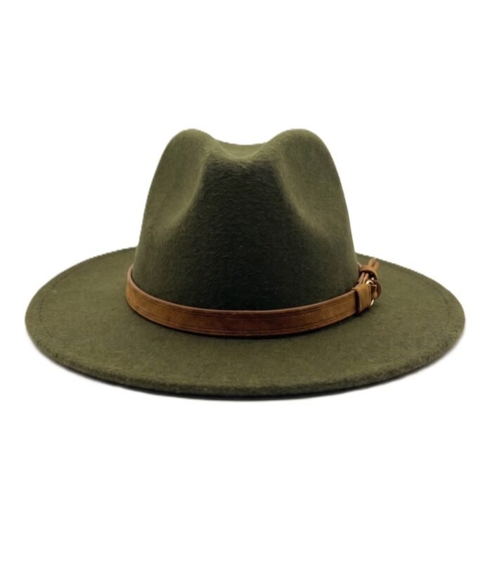 CLASSIC FEDORA HAT FOREST OLIVE