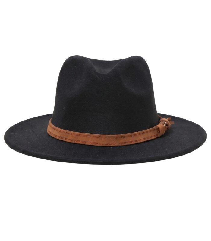 CLASSIC FEDORA HAT MIDNIGHT BLACK