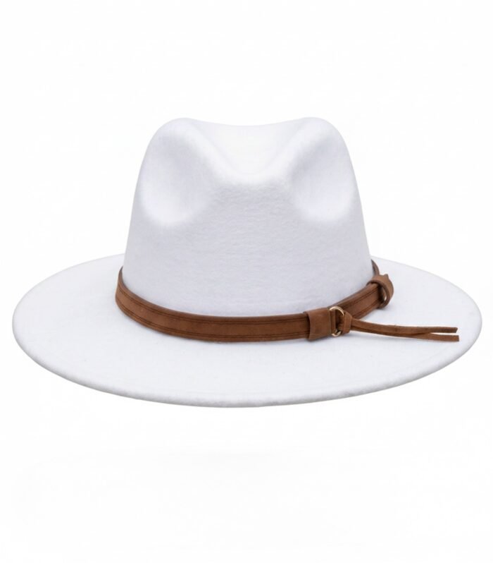 CLASSIC FEDORA HAT ARCTIC WHITE