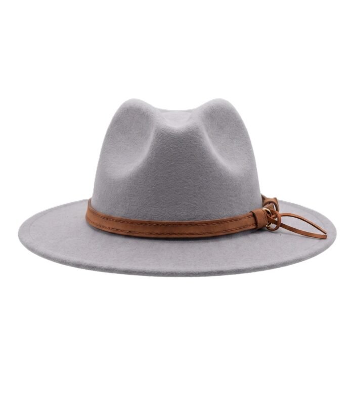 CLASSIC FEDORA HAT FROST GREY