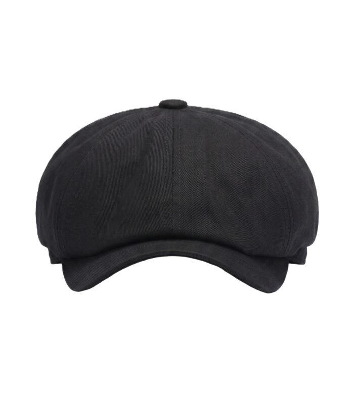 CLASSIC COTTON NEWSBOY CAP BLACK