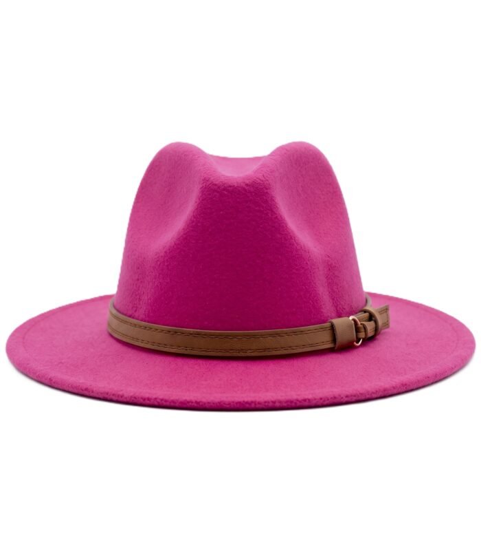 CLASSIC FEDORA HAT MAGENTA PINK